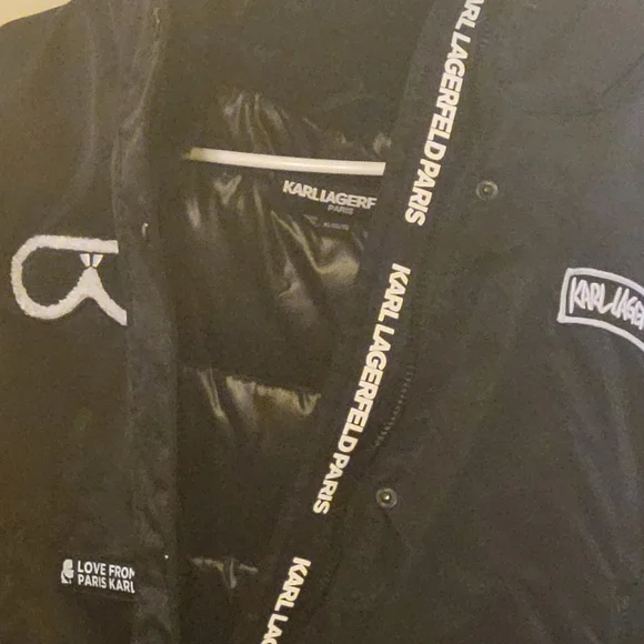 Karl Lagerfeld Hooded Puffer Jacket NWOT - Picture 7 of 10